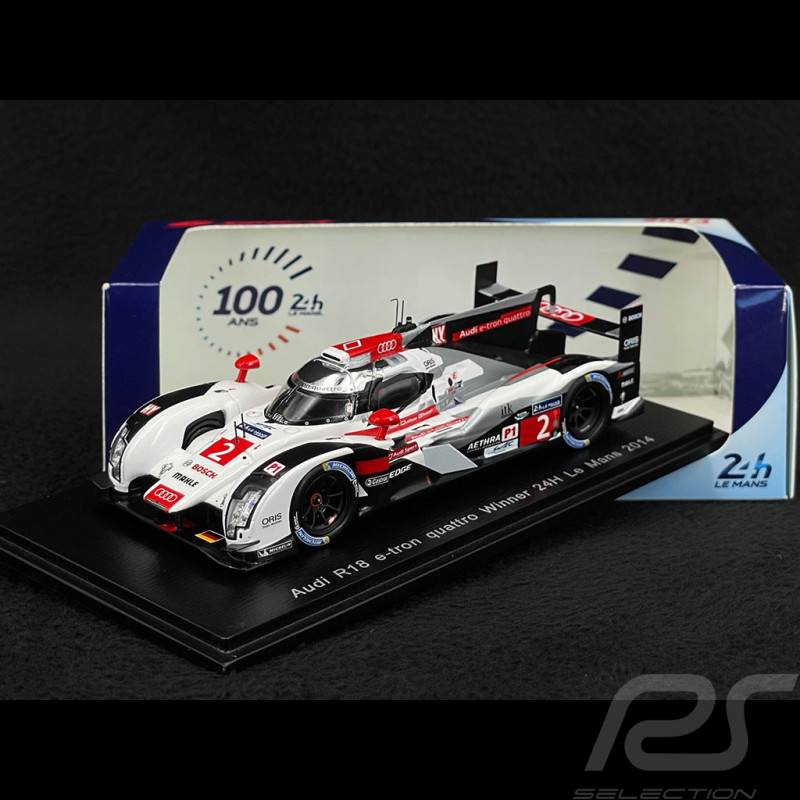 Audi R18 e-tron Quattro Nr 2 Sieger 24h Le Mans 2014 Team Joest 1/43 Spark 43LM14