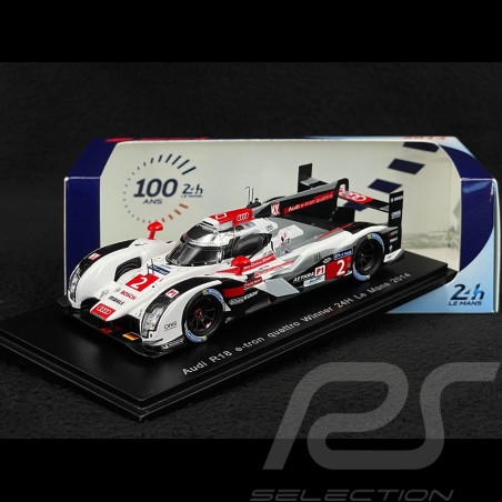 Audi R18 e-tron Quattro n° 2 Winner 24h Le Mans 2014 Team Joest 1/43 Spark 43LM14