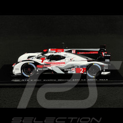 Audi R18 e-tron Quattro n° 2 Vainqueur 24h Le Mans 2014 Team Joest 1/43 Spark 43LM14