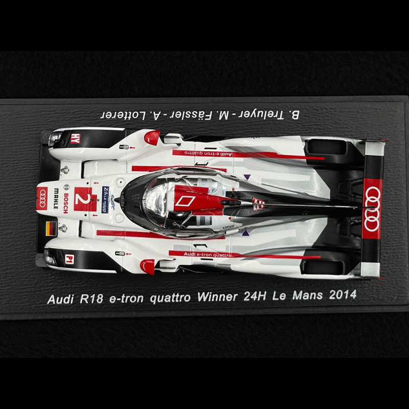 Spark AUDI R18 E-Tron Quattro Winner 24H Le mans 2014 1:43 REF 43LM14 Spark AUDI R18 E-Tron Quattro Winner 24H Le mans 2014 1:43 REF 43LM14