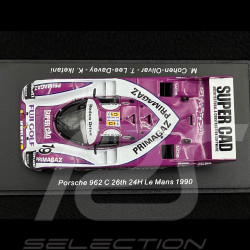 Porsche 962 C n° 19 24h Le Mans 1990 Team Davey 1/43 Spark S9882