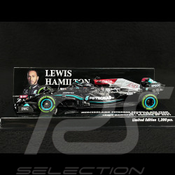 Lewis Hamilton Mercedes-AMG Petronas W12 n° 44 Vainqueur GP Russie 2021 100ème Victoire F1 1/43 Minichamps 410211544