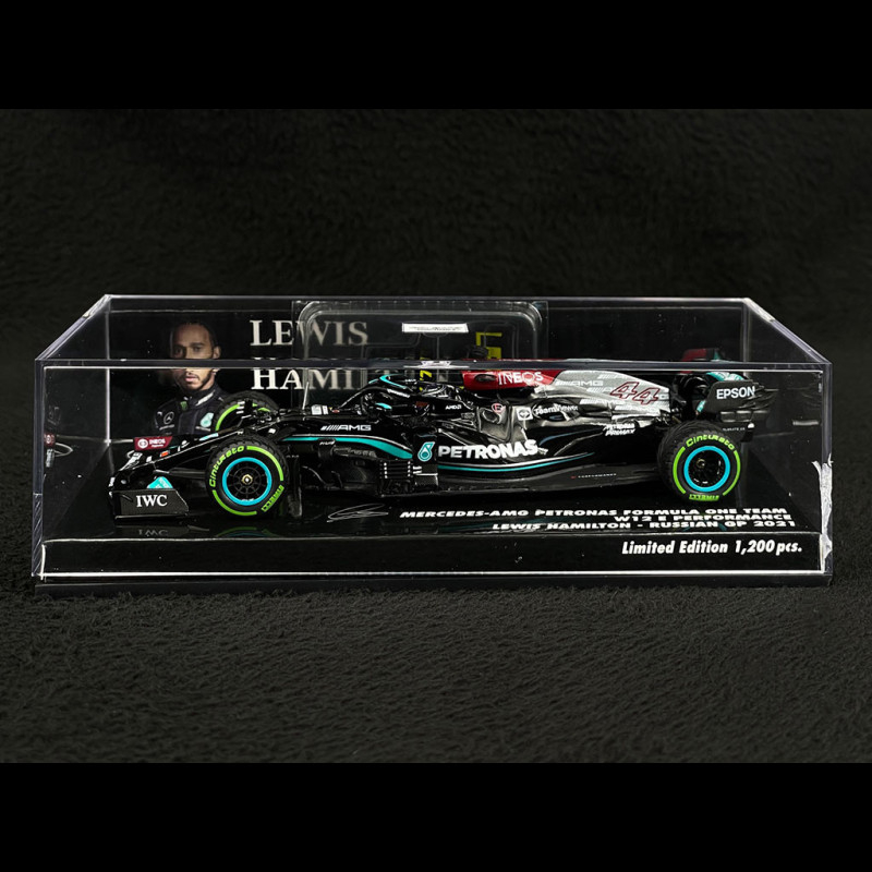 MERCEDES-AMG W12 Winner British GP 2021 Lewis Hamilton - Minichamps Scale  1:43 (410211144) - Racing Modelismo