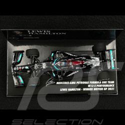 Lewis Hamilton Mercedes-AMG Petronas W12 n° 44 Vainqueur GP Grande-Bretagne 2021 F1 1/43 Minichamps 410211144