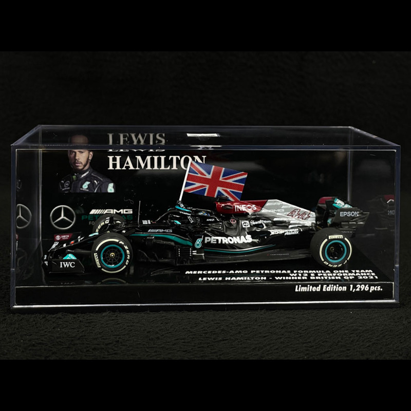 Lewis Hamilton Mercedes-AMG Petronas W12 n° 44 Winner British GP 2021 F1  1/43 Minichamps 410211144