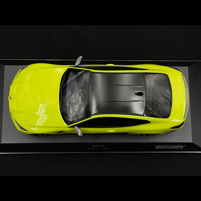 BMW M4 Competition Coupé 2020 Sao Paulo Yellow 1/18 Minichamps 155020120