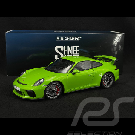 Porsche 911 (991) GT3 2018 Giallo-Verde Modellino Auto 1:18 Minichamps