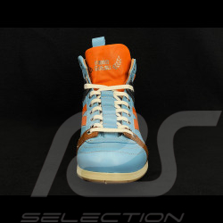 Chaussures Kamo-Gutsu The Original Tifo 142 Cuir Bleu Gulf / Orange - Cielo Arancio - Homme