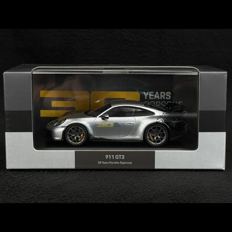 Porsche 911 GT3 Type 992 2022 30 years of Porsche Supercup 1993-2022 Silver  / Black 1/43 Spark WAP0202510P30Y