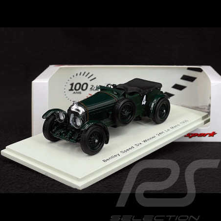 Bentley Speed Six 6.6 L n° 9 Winner 24h Le Mans 1930 Bentley Motors Ltd. 1/43 Spark 43LM30