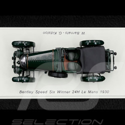 Bentley Speed Six 6.6 L n° 9 Winner 24h Le Mans 1930 Bentley Motors Ltd. 1/43 Spark 43LM30