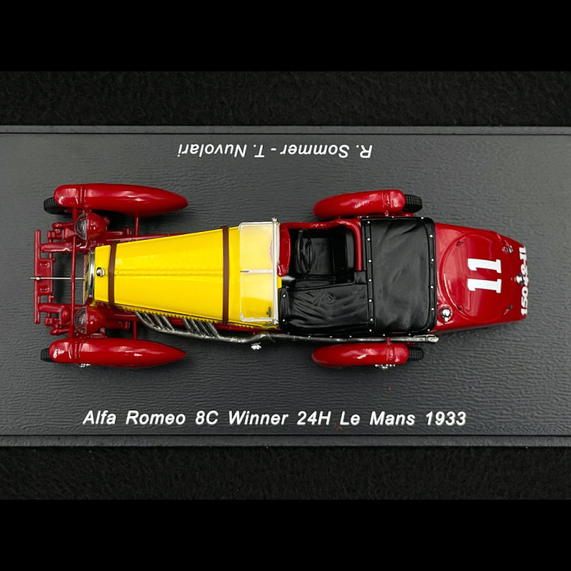 alfa romeo 8c 2300 monza winner le mans 1933 n11   Racing Car Draws
