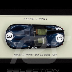 Jaguar D-Type 3.8 L n° 3 Vainqueur 24h Le Mans 1957 Ecurie Ecosse 1/43 Spark 43LM57