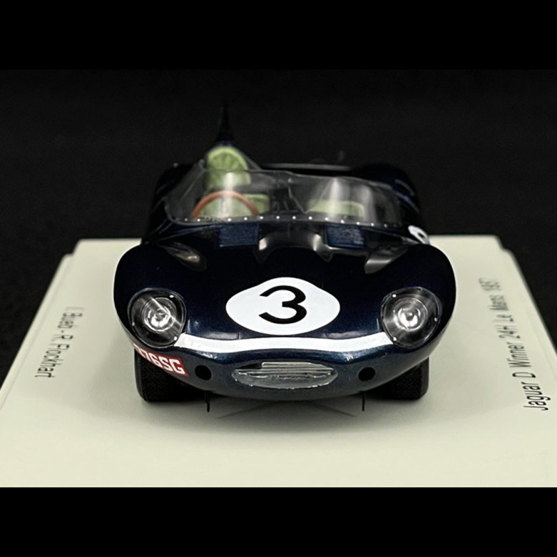 Jaguar Type D 3 Winner 24 Heures du Mans 1957 Spark 43LM57 - Miniatures