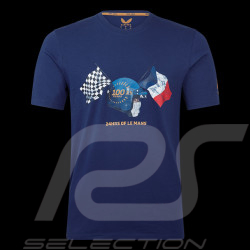 T-Shirt 24h Le Mans Centenaire Motif Pilote Bleu foncé - homme