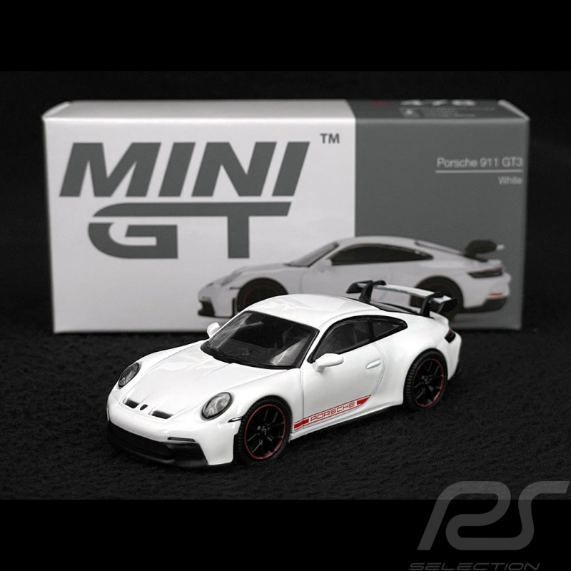 Porsche 911 GT3 Type 992 2021 Blanc Grand Prix 1/64 MiniGT MGT00478