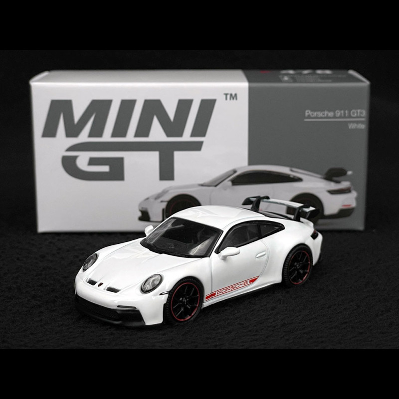 Porsche 911 GT3 Type 992 2021 Blanc Grand Prix 1/64 MiniGT MGT00478