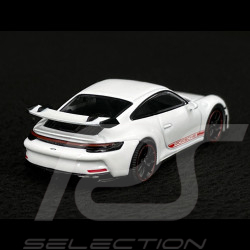 Porsche 911 GT3 Type 992 2021 Blanc Grand Prix 1/64 MiniGT MGT00478