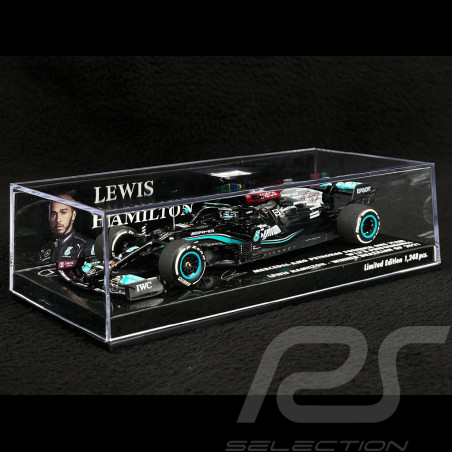Lewis Hamilton Mercedes-AMG Petronas W12 n° 44 Vainqueur GP Brésil 2021 F1 1/43 Minichamps 410212044