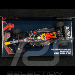 Max Verstappen Red Bull Racing RB18 n° 1 Vainqueur GP Espagne 2022 F1 1/43 Minichamps 417220601
