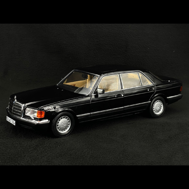 Mercedes 560 SEL W126 Black Norev 1/18