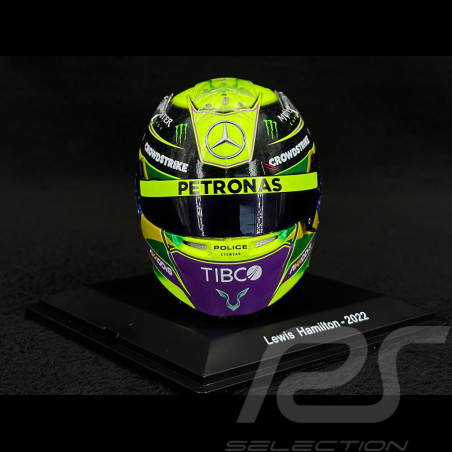Casco de Lewis Hamilton...