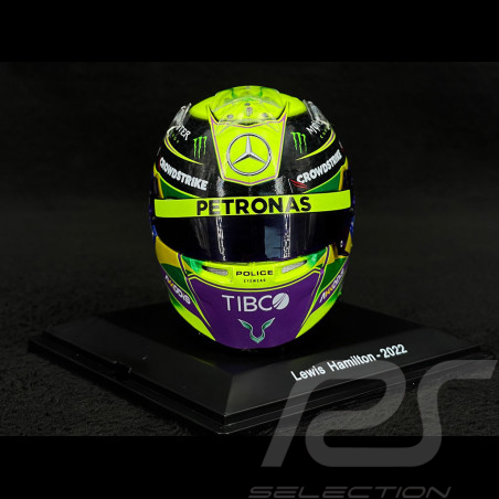 Lewis Hamilton Casque Mercedes-AMG n° 44 2ème 2022 Brazil F1 Grand Prix 1/5 Spark 5HF085
