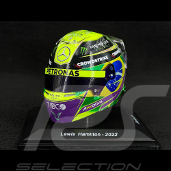 Lewis Hamilton Helmet Mercedes-AMG n° 44 2nd 2022 Brazil F1 Grand Prix 1/5 Spark 5HF085