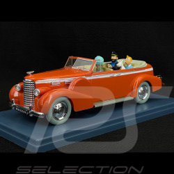 Tintin Cadillac Fleetwood The New-Delhi Taxi - Tintin in Tibet Orange 1/24 29903