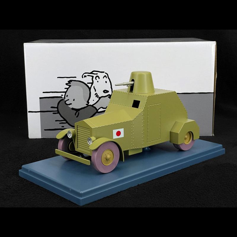 VOITURE MINIATURE TINTIN L'auto Blindée Le Lotus Bleu au 1/24 EUR 39,90