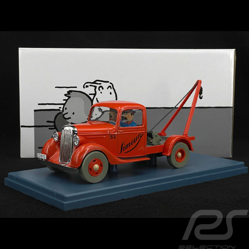 Tintin Simoun tow truck - Land Of The Black Gold Red 1/24 29933