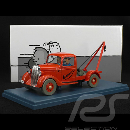 Tintin Simoun tow truck - Land Of The Black Gold Red 1/24 29933