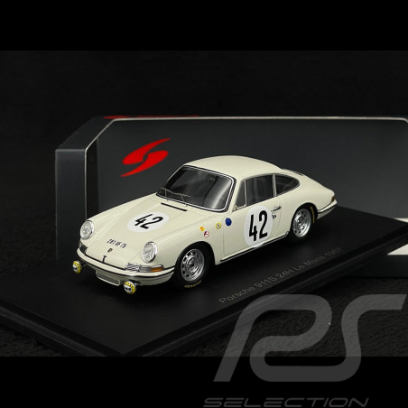 Porsche 911 S n° 42 Vainqueur de classe 24h Le Mans 1967 Auguste Veuillet 1/43 Spark S9736