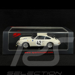 Porsche 911 S n° 42 Vainqueur de classe 24h Le Mans 1967 Auguste Veuillet 1/43 Spark S9736