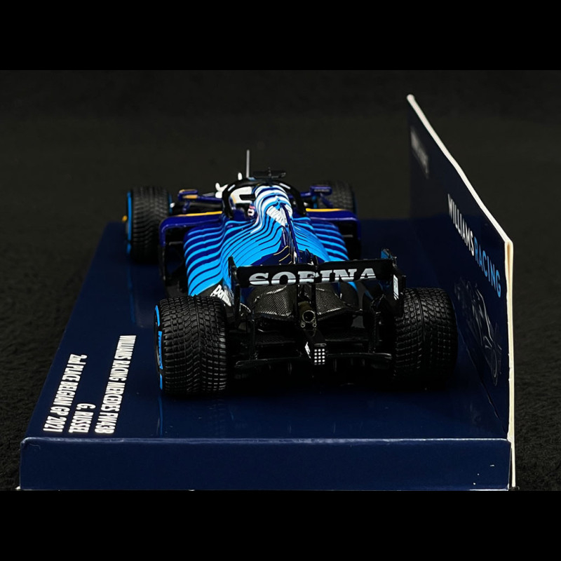 George Russell Williams FW43B Mercedes n° 63 2nd 2021 Belgian F1