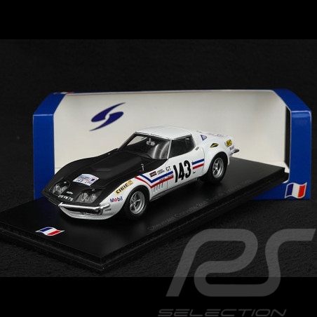 Chevrolet Corvette C3 n° 143 2nd Tour de France Auto 1969 Henri Greder 1/43 Spark SF284