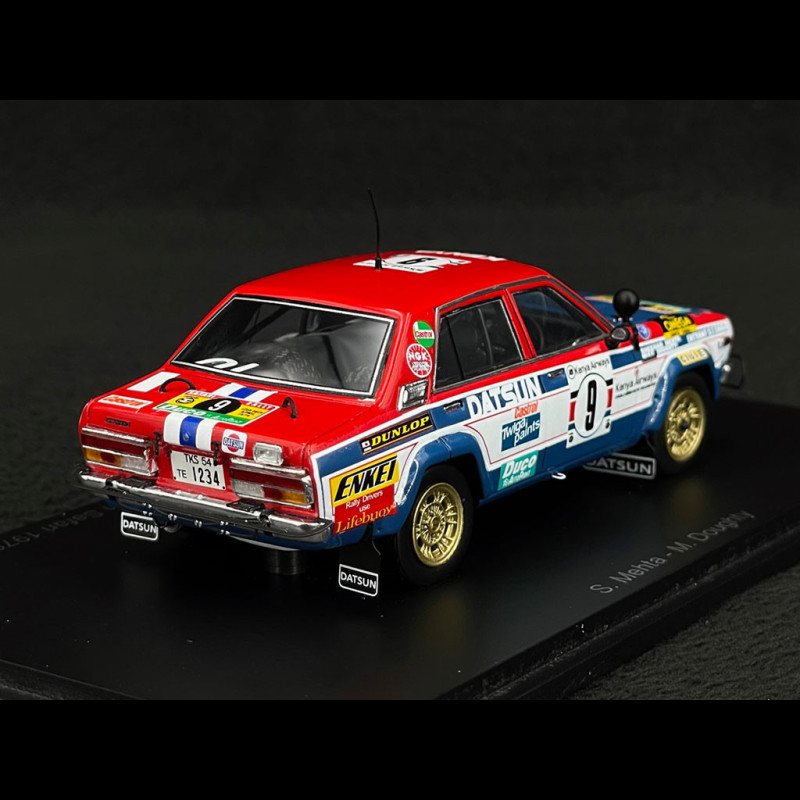 Modèle réduit Datsun 160j N°1 Vainqueur Rallye Safari 1980 S. Mehta M