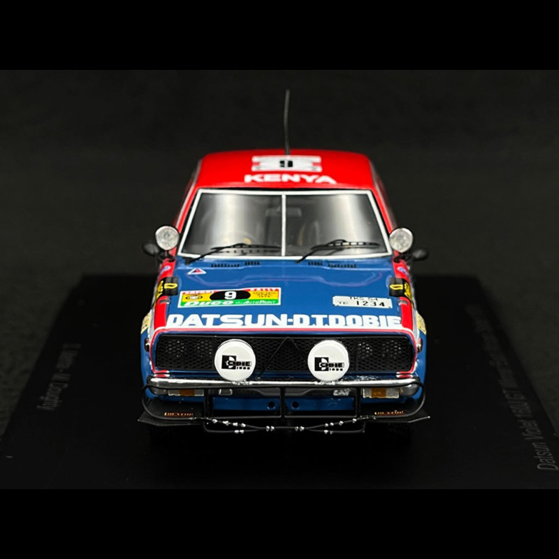 Datsun Violet 160J GT n° 9 Winner East African Safari Rally 1979 Shekhar  Mehta 1/43 Spark S7766