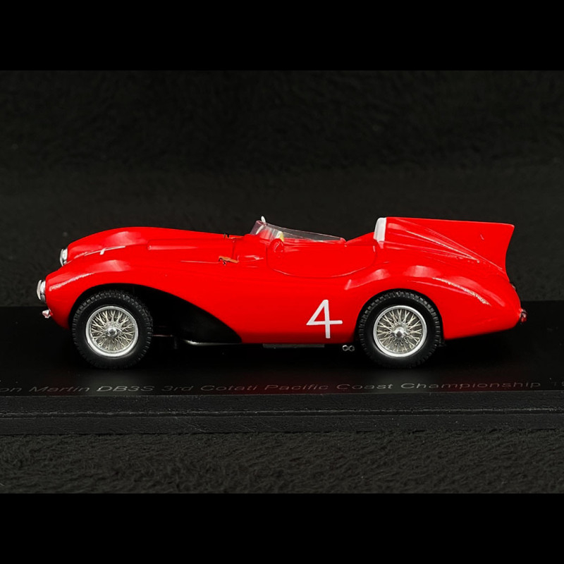 Aston Martin DB3 S n° 4 3rd Cotati Pacific Coast Championship 1957 Jack  Graham 1/43 Spark US303