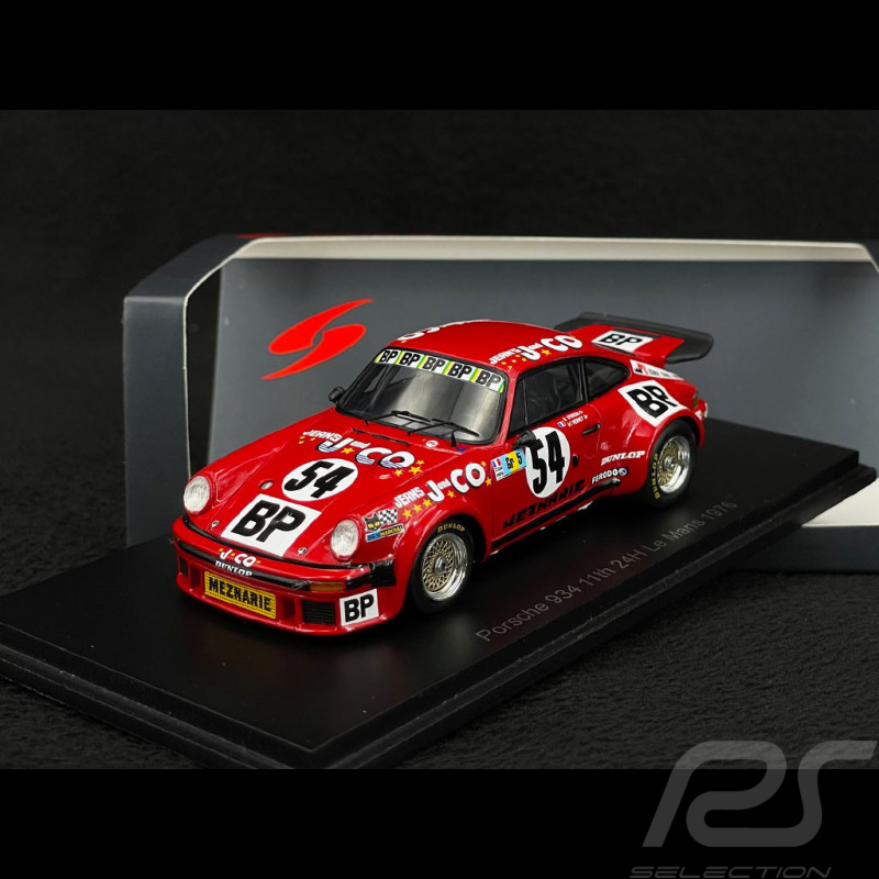 Porsche 934 Turbo n° 54 5ème de classe 24h Le Mans 1976 Louis Meznarie 1/43 Spark S9818