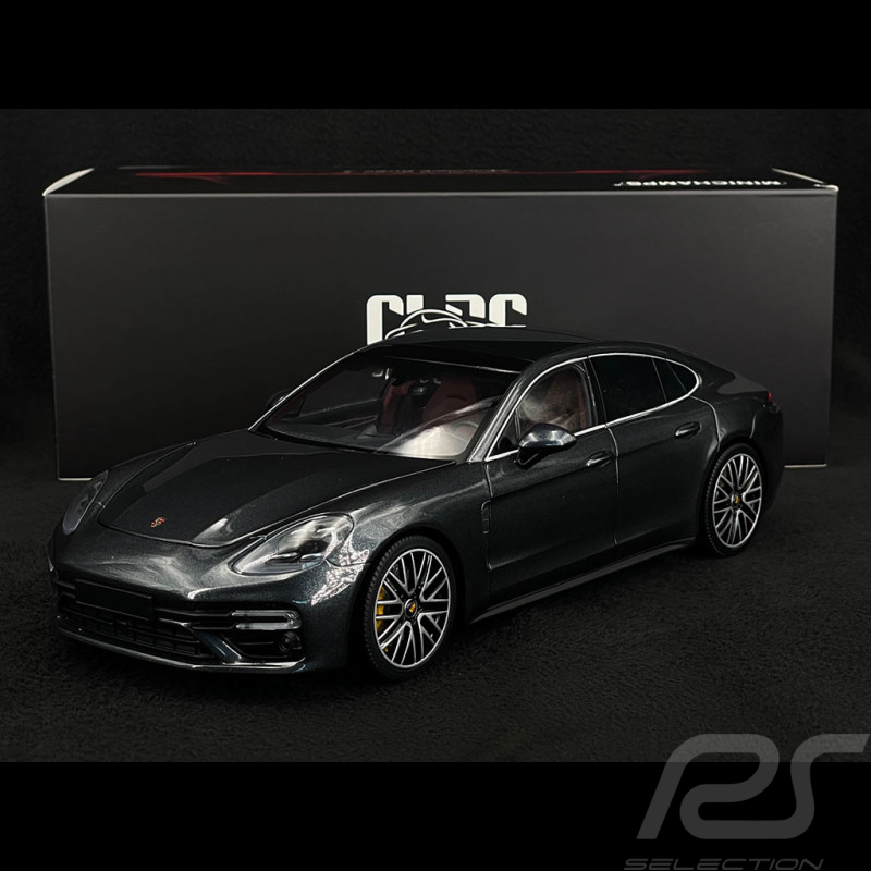 Porsche Panamera Turbo S 2020 Carbon grey Metallic 1/18 Minichamps 113061073