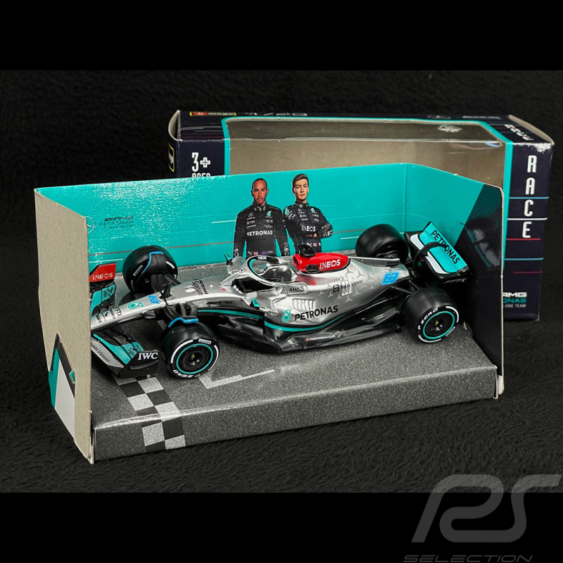 George Russell Mercedes-AMG W13 n° 63 2022 F1 Grand Prix Championship 1/43 Bburago 38065R