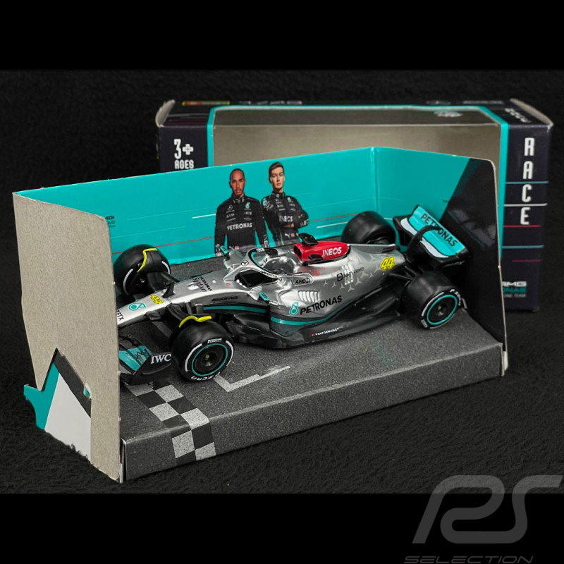 Lewis Hamilton Mercedes-AMG W13 Nr 44 2022 F1 Grand Prix Championship 1/43 Bburago 38065H