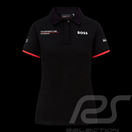 Polo Porsche Motorsport BOSS noir 701224881001 - femme