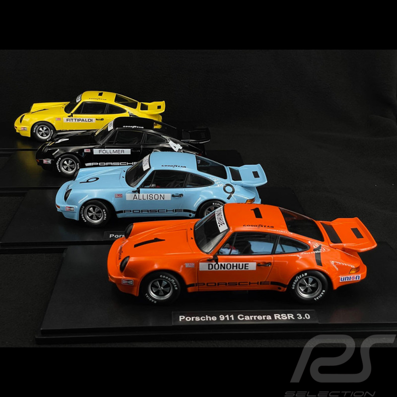 Set of 4 Porsche 911 Carrera 3.0 RSR IROC 1974 1/18 Werk83