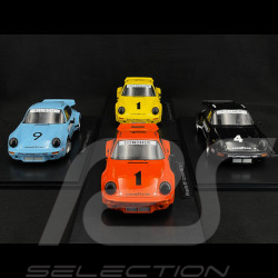 4er Set Porsche 911 Carrera 3.0 RSR IROC 1974 1/18 Werk83