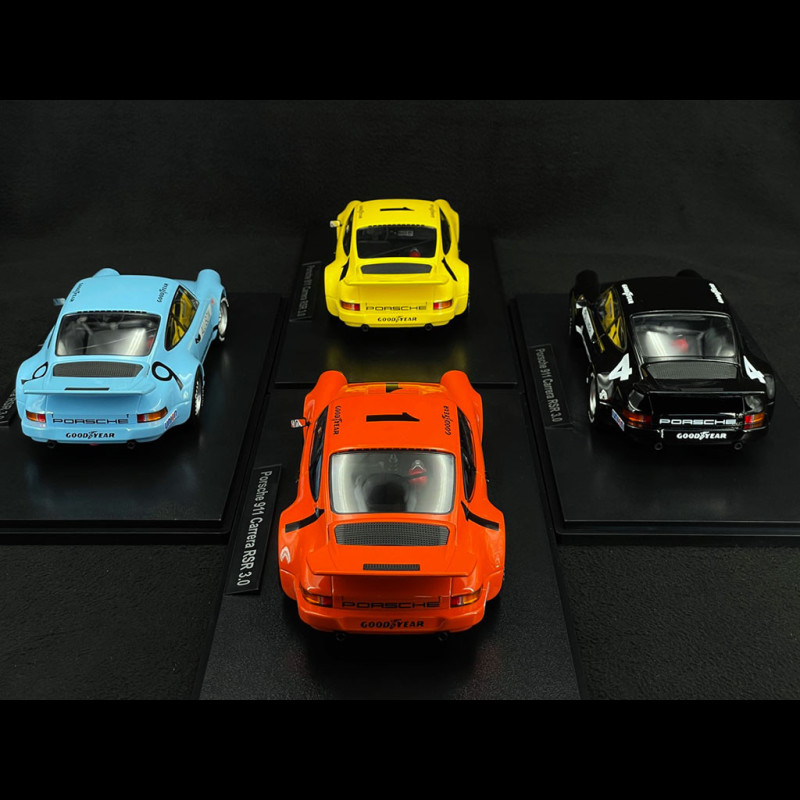 Set of 4 Porsche 911 Carrera 3.0 RSR IROC 1974 1/18 Werk83