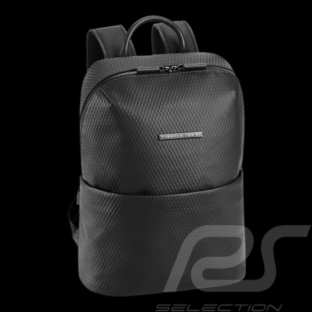 Porsche Design Backpack compact format Faux leather Black Studio Backpack S 4056487045436
