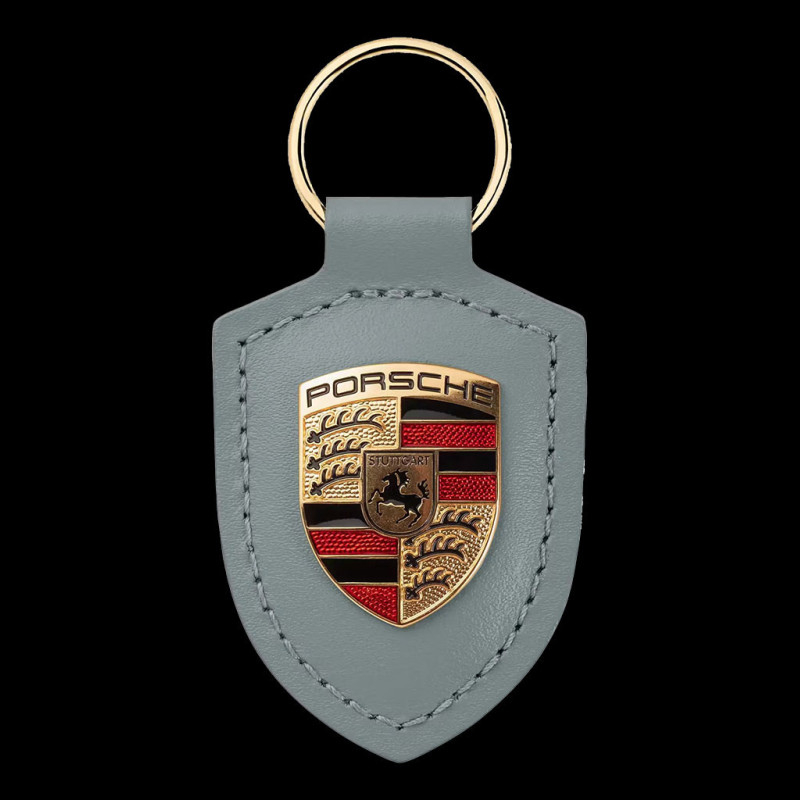 Porsche Schlüsselanhänger Wappen Echtleder – piamarket