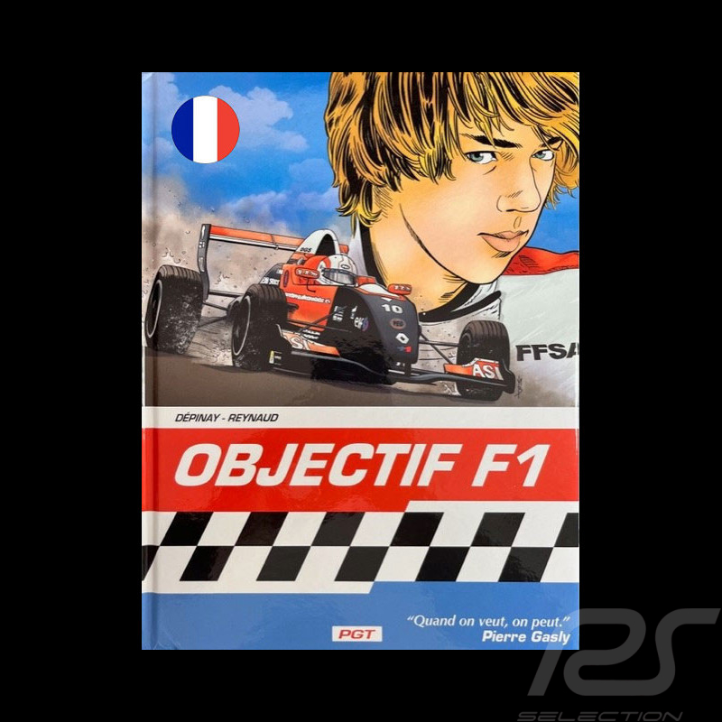 Livre BD Pierre Gasly Objectif F1 - Christophe Depinay